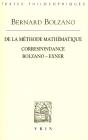 De La Méthode Mathématique Et La Correspondance Avec Exner - Preview