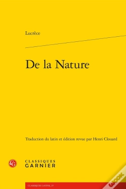 Capa do artigo De La Nature