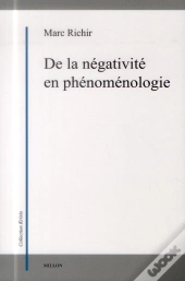 De La Negativite En Phenomenologie