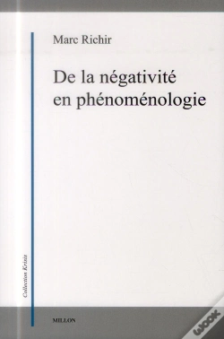 Capa do artigo De La Negativite En Phenomenologie