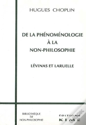 Capa do artigo De La Phenomenologie A La Non-Philo.