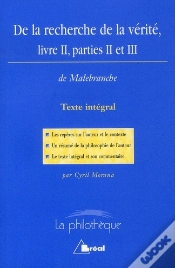 Capa do artigo De La Recherche De La Vérité Livre 2, Parties 2 Et3
