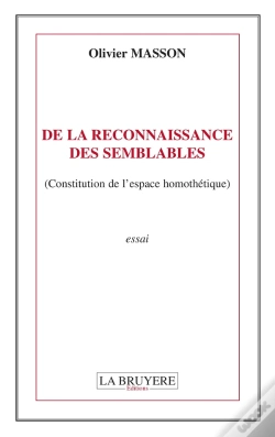 Capa do artigo De La Reconnaissance Des Semblables (Constitution De L'Espace Homothétique)