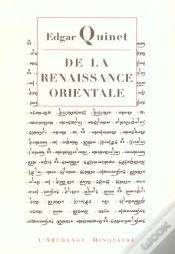 Capa do artigo De La Renaissance Orientale