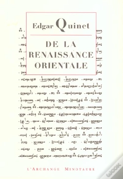 Capa do artigo De La Renaissance Orientale