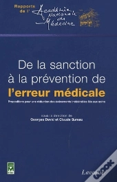 De La Sanction À La Prévention De L'Erreur Médicale