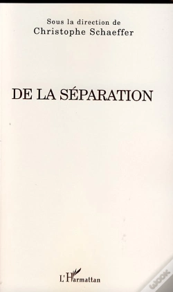 Capa do artigo De La Séparation