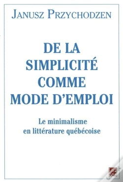 Capa do artigo De La Simplicite Comme Mode D'Emploi