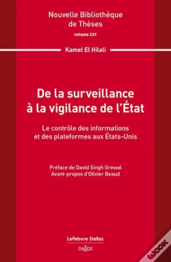 Capa do artigo De La Surveillance À La Vigilance De L'État. Volume 231