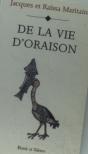 De La Vie D'Oraison - Preview