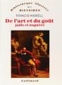De L'Art Et Du Goût ; Jadis Et Naguère - Preview