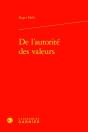 De L'Autorité Des Valeurs - Preview