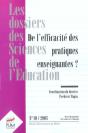 De L'Efficacité Des Pratiques Enseignantes Revue Les Dossiers Des Sciences De L - Preview