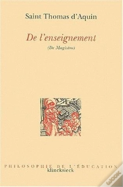 Capa do artigo De L'Enseignement (De Magistro)