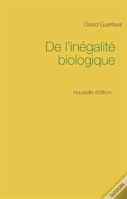 Capa do artigo De L'Inegalite Biologique
