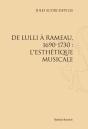 De Lulli À Rameau, 1690-1730 : L'Esthétique Musicale - Preview