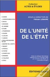 De L'Unite De L'Etat