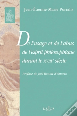 Capa do artigo De L'Usage Et De L'Abus De L'Esprit Philosophique Durant Le Xviiie Siècle - Réimpression De La 3e Édition De 1834