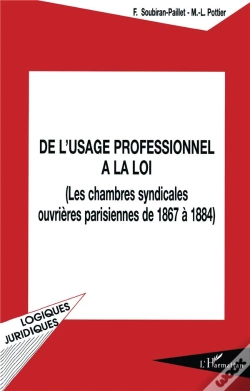 Capa do artigo De L'Usage Professionnel A La Loi