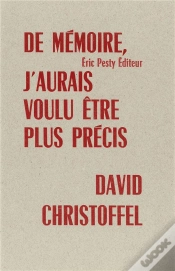 Capa do artigo De Memoire, J