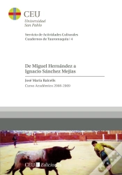 Capa do artigo De Miguel Hernández A Ignacio Sánchez Mejías.
