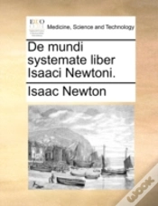 Capa do artigo De Mundi Systemate Liber Isaaci Newtoni.