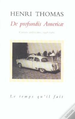 Capa do artigo De Profundis Americae Carnets Américains, 1958-1960