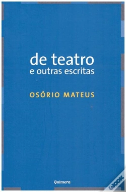 Capa do artigo De Teatro e Outras Escritas