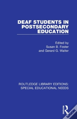 Capa do artigo Deaf Students In Postsecondary Education