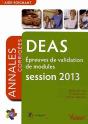 Deas ; Epreuves De Validation De Modules ; Annales Corrigees ; Session 2013 - Preview