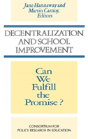 Decentralization And School Improvement - Preview