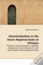 Decentralization In The Harari Regional