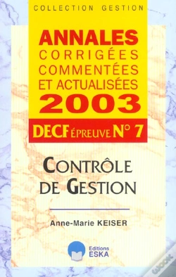 Capa do artigo Decf Epreuve 7 Controle De Gestion