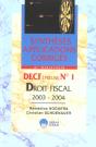Decf Epreuve N.1 ; Droit Fiscal 2003-2004 - Preview