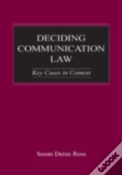 Capa do artigo Deciding Communication Law : Key Cases In Context