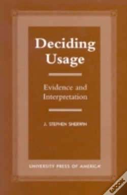 Capa do artigo Deciding Usage