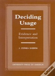 Capa do artigo Deciding Usage