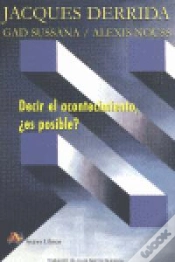 Capa do artigo Decir El Acontecimiento, ¿Es Posible?