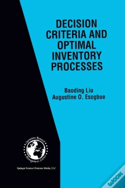 Capa do artigo Decision Criteria And Optimal Inventory Processes