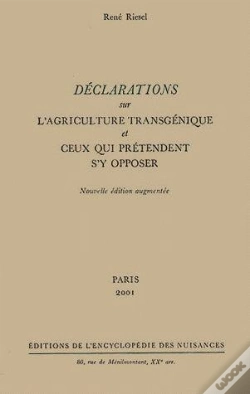 Capa do artigo Déclarations Sur L'Agriculture Transgénique Et Ceux Qui Prétendent S'Y Opposer