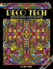 Capa do artigo Deco Tech Stained Glass Coloring Book