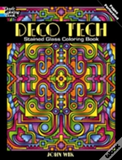 Capa do artigo Deco Tech Stained Glass Coloring Book