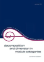 Decomposition And Dimension In Module Categories - Preview