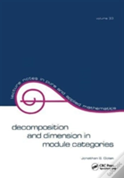 Capa do artigo Decomposition And Dimension In Module Categories