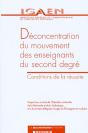 Déconcentration Du Mouvement Des Enseignants Du Second Degré ; Conditions De La Réussite - Preview