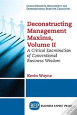 Capa do artigo Deconstructing Management Maxims, Volume Ii