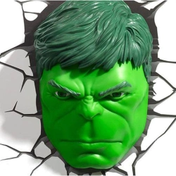 Capa do artigo Decoração / Luz Marvel 3D LED Light - Hulk Face
