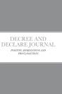Decree And Declare Journal - Preview