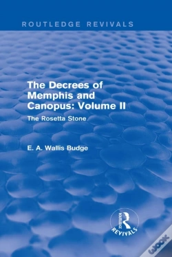 Capa do artigo Decrees Of Memphis And Canopus: Vol. Ii (Routledge Revivals)