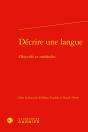 Décrire Une Langue : Objectifs Et Méthodes - Preview